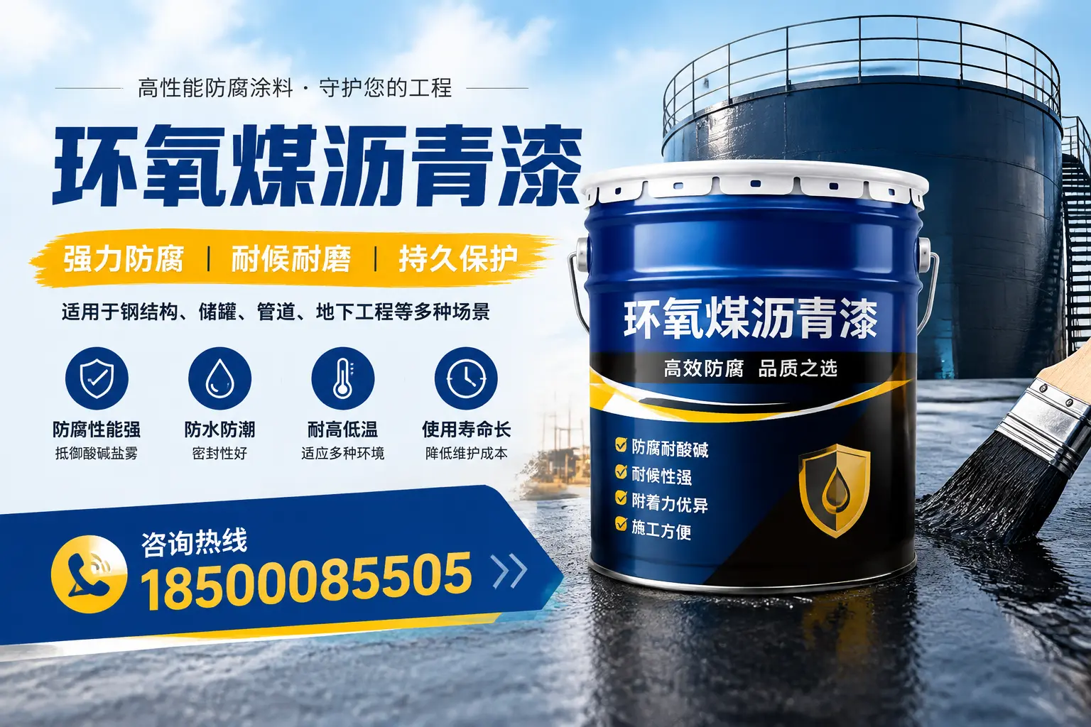 环氧煤沥青漆在工业中的应用，亳州企业的选择